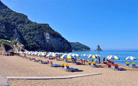 Agios Gordios Beach Corfu Greece World Beach Guide