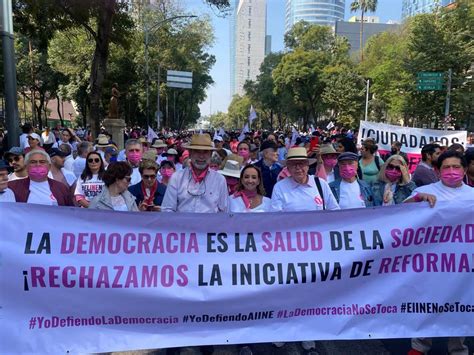 Inicia Marcha En Defensa Del Ine En Varios Estados Del Pa S Nv Noticias
