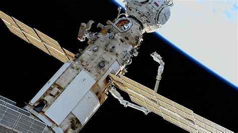 Russian Spacewalkers Set European Space Station Robot Arm In Motion