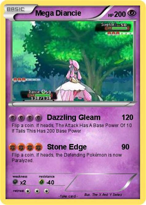 Pokémon Mega Diancie 14 14 Dazzling Gleam My Pokemon Card