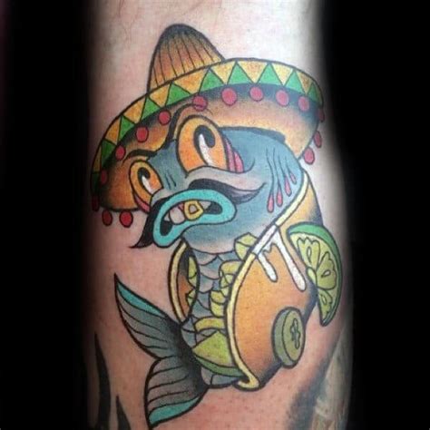 30 Cool Taco Tattoo Designs For Men 2023 Inspiration Guide