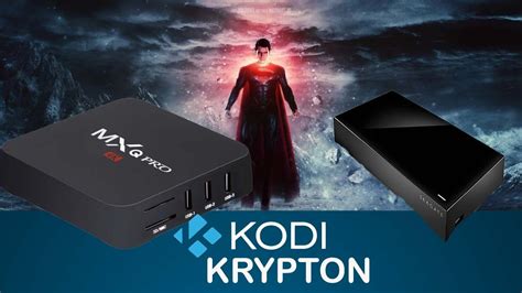 Kodi 17 Krypton Mxq Pro 4k Tv Box Android 51 Seagate Cloud Nas Kodi