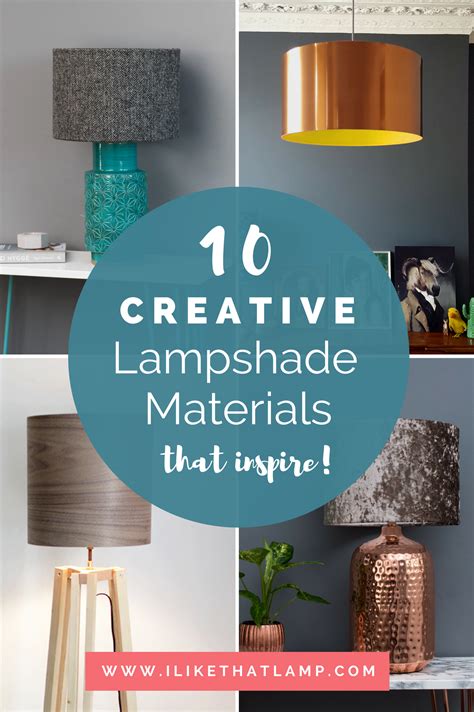10 Creative Lampshade Materials To Inspire Your Next Diy Home Decor