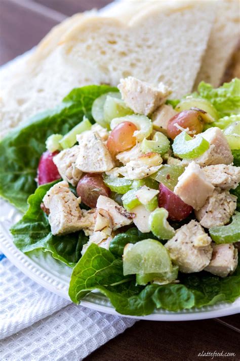 Light And Healthy Chicken Salad Recipe A Latte Food