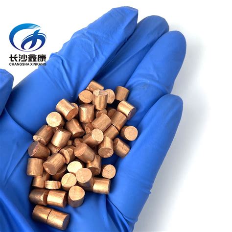 High Purity Copper Pellets 9995 Metal Copper Granules For Evaporation