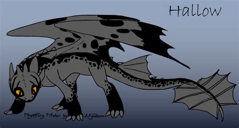 Download files and build them with your 3d printer, laser cutter, or cnc. HTTYD Night Fury OC- Hallow by KuroHetalia on DeviantArt