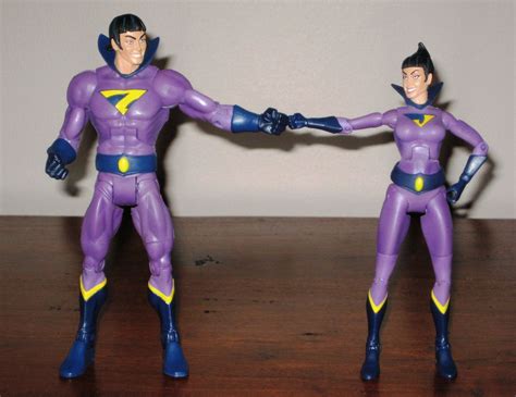 the wonder twins zan and jayna from dc universe classics love these two wonder twins dc