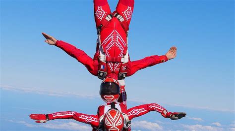 French Freestyle Skydiving Champions Showcase Indigenous Inspired