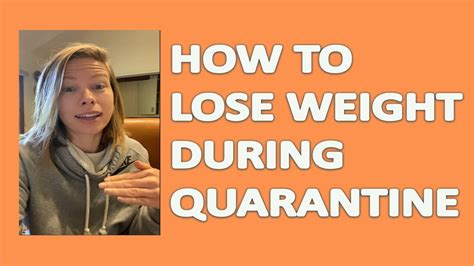 How To Lose Weight During Quarantine Healthy Lifestyle Tips Youtube