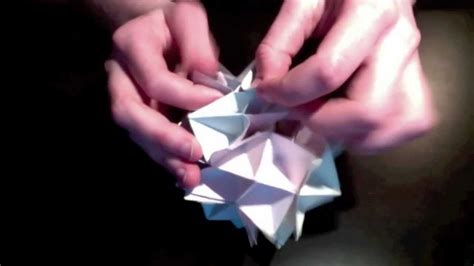 Spike Ball Origami Tutorial Youtube