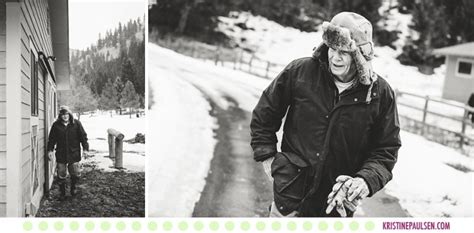 Author James Lee Burke And His Montana Ranch Reportage Photo