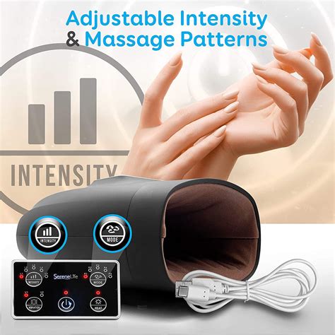 Serenelife Electric Compression Hand Massager Electric Acupressure