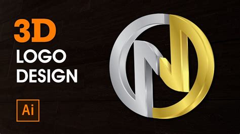 Illustrator Logo Design Tutorial Orange 3d Logo Design How To Design 3d