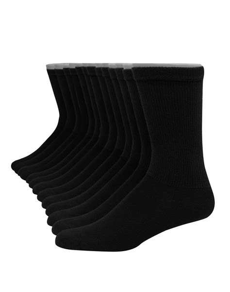 Hanes Ultimate Mens Big And Tall Crew Socks 10 Pairs