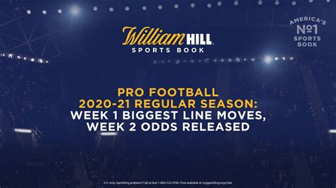 Pro Football 2020 21 Regular Season Week 1 Biggest Line Moves Week 2