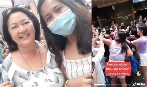 Bbm S Wife Liza Marcos Mobbed By Pinoys On Streets Of S Pore
