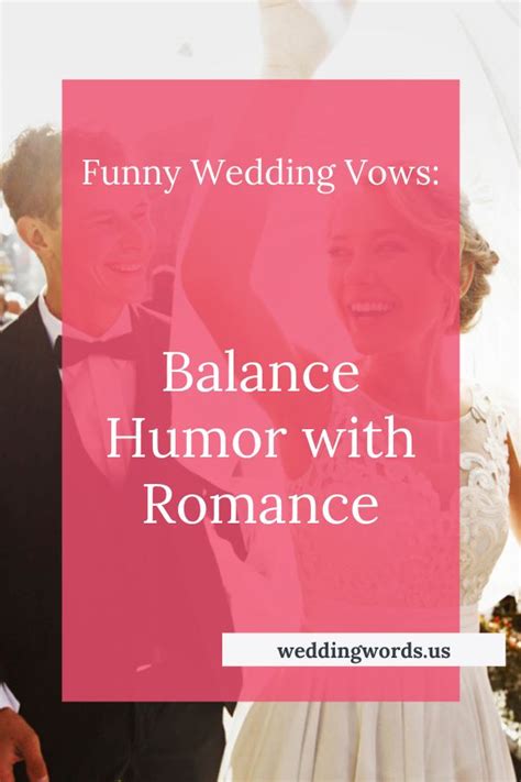 Bless with funny yet heartwarming congratulatory words. Funny Wedding Vows: 6 Ways to Balance Humor with Romance ...