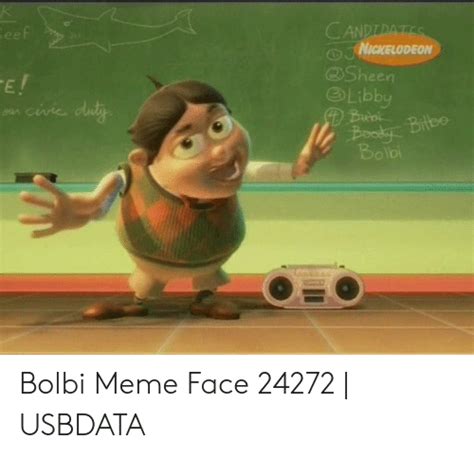 Andida Nickelodeon Sheen Elibby ее Bolbi Bolbi Meme Face 24272