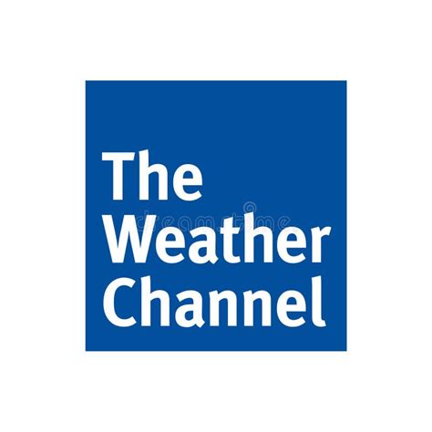The Weather Channel Logo Editorial Illustrative On White Background
