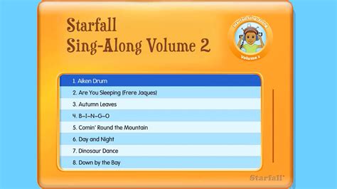 Sing Along Vol 2 Starfall On Vimeo