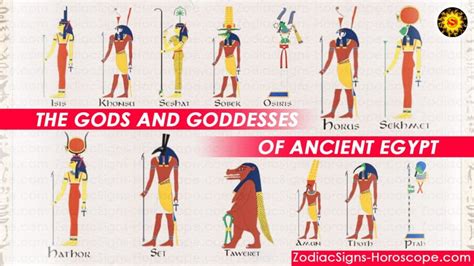 The Gods And Goddesses Of Ancient Egypt Zodiacsigns Horoscope Com