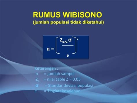 Materi Rumus Pengambilan Sampel Isaac And Michael Pdf