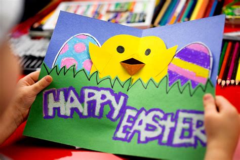 How To Make A Pop Up Easter Card Art For Kids Hub