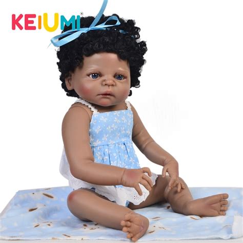 23 Ethnic Dolls Black Full Silicone Vinyl Body Reborn Baby Dolls