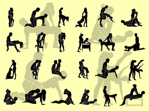 Sex Sexual Positions Set Svg Fuck Positions Svg Sex Silhouette