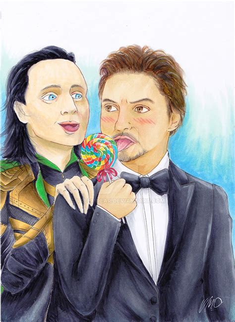 Loki And Iron Man By Vreemdear On Deviantart