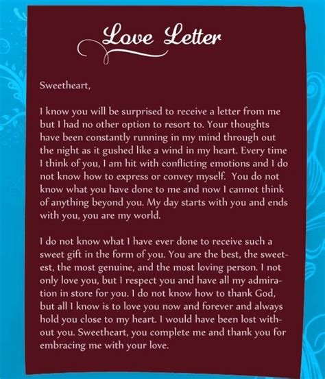 30 Romantic Love Letters For Her Sweet Love Letters Love Letter To