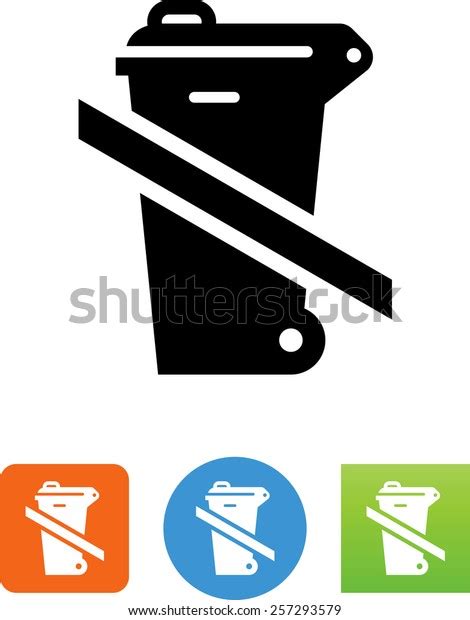 Dont Throw Away Icon Stock Vector Royalty Free 257293579