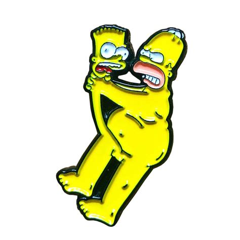 Killa Bart Simpsons Cameron Lapel Pin Brooch In Pins And Badges From Home