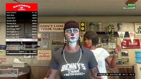 Gta V Online The 29 New Halloween Surprise Face Paints Limited Time