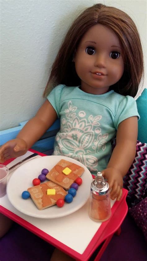 American Girl Doll Crafts And Fun Doll Craft Waffles Needed Fun