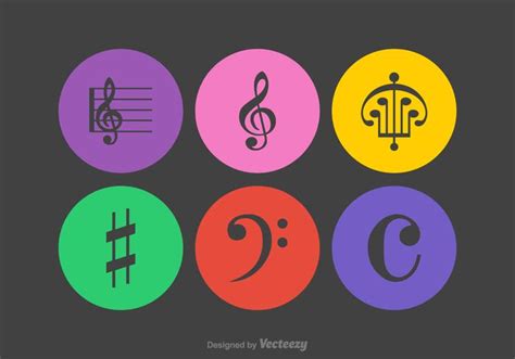 Free Musical Notes Vector Icons 117105 Vector Art At Vecteezy
