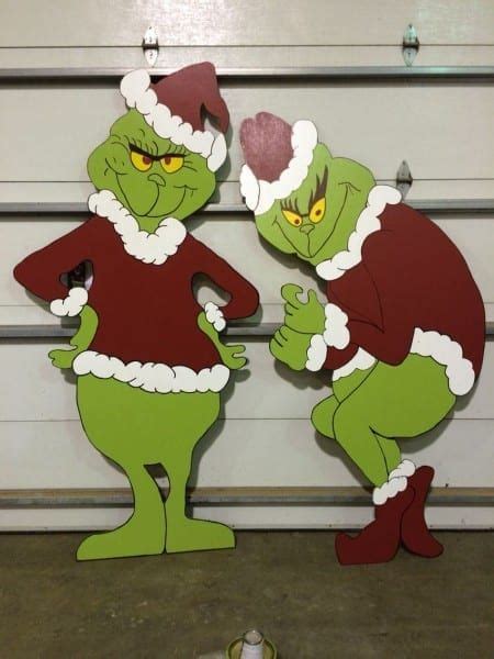 Grinch Plywood Cutout Pattern Whoville Christmas Christmas Yard Decorations Christmas Yard Art
