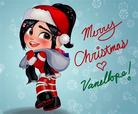 Vanellope Merry Christmas By Artistsncoffeeshops Wreck It Ralph