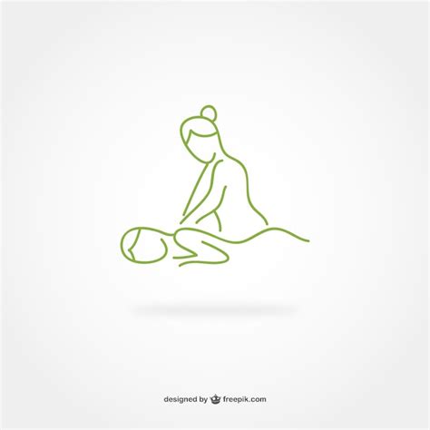 Ligne De Massage Art Logo Télécharger Des Vecteurs Gratuitement