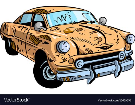 Cartoon Image Of Broken Down Car Cartoon Vector Image Hot Sex Picture