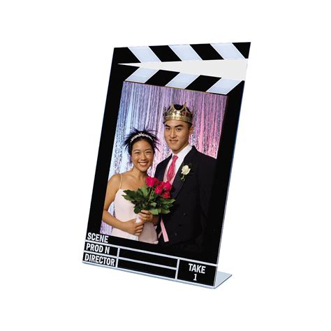 Wholesale Acrylic Clapboard Picture Frames For Movie Theme Special
