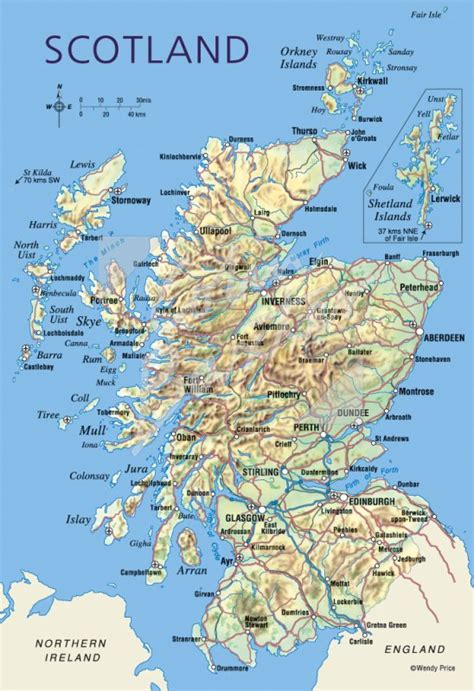 Scotland Map Scotland Map From The Most Frequently Searched Sources