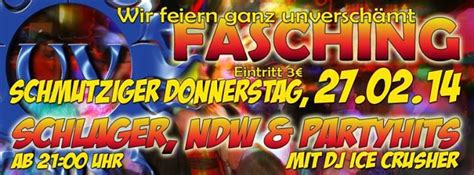 Party - Schmutziger Donnerstag - Discothek Unverschämt in Karlsruhe