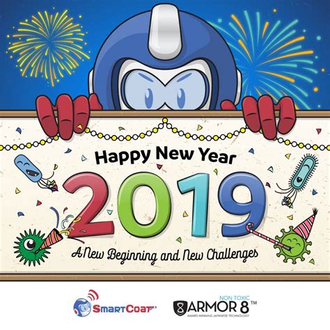 Smartcoat And Armor8 Happy New Year 2019 Facebook Post Design Wilfred