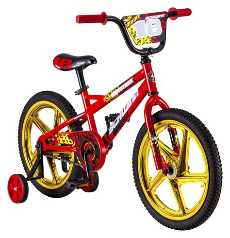 Schwinn Mototrax Boys Bike 18 Inch Mag Wheels Ages 5 7 Red