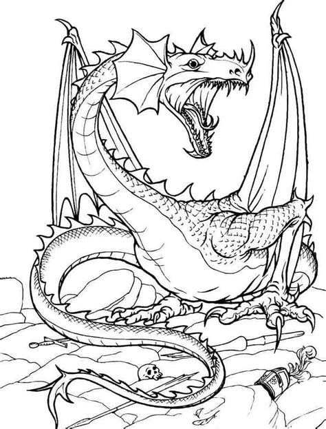 Dibujos De Dragones Para Colorear 100 Dibujos Para Colorear