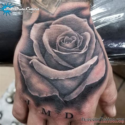 Black And Gray Rose Tattoo By Sean Ohara Tattoonow