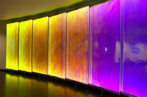 Colour Changing Glass Panels Litetile