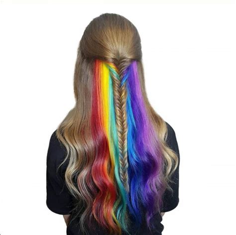 Colorful Rainbow Hair Ideas