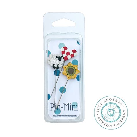 On The Farm Pin Mini From Just Another Button Company With 3 Decorativ